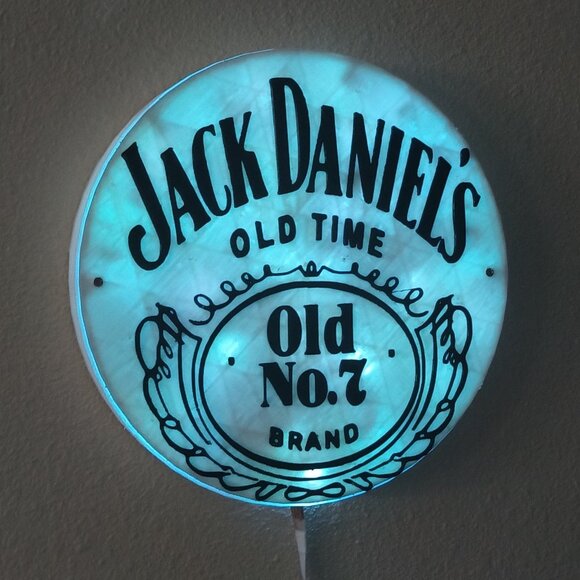 3D Printed Jack Daniel's RGB LED Lighted Bar Sign With Remote Control Man cave - Picture 1 of 12